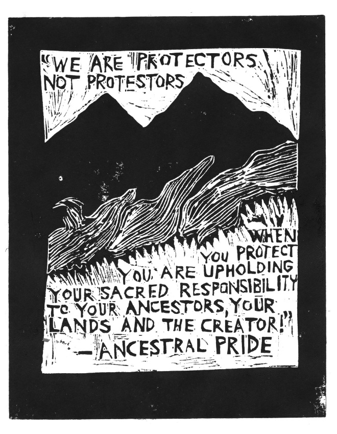 Original Artwork in Support of the Ancestral Pride Chainsaw Fund! Support the Sovereign Housing Project and Get Art!